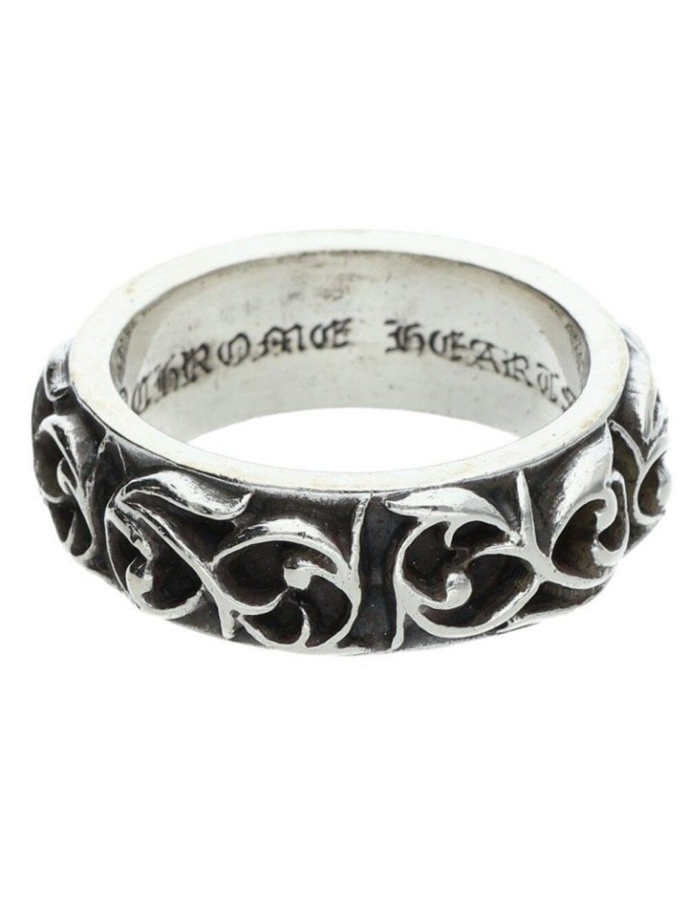 Chrome Hearts Etrnity Vine Band Eternity Silver Ring